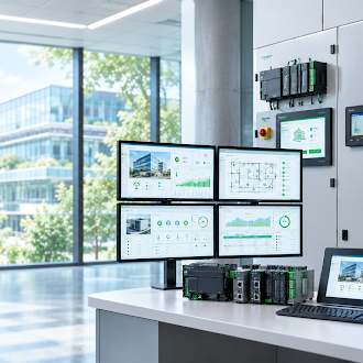 Schneider Electric energy monitoring installation